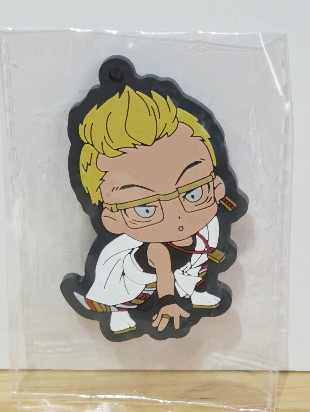 *4 for $20* Tokyo Revengers - Tetta Kisaki  Rubber Strap Keychain - Anime